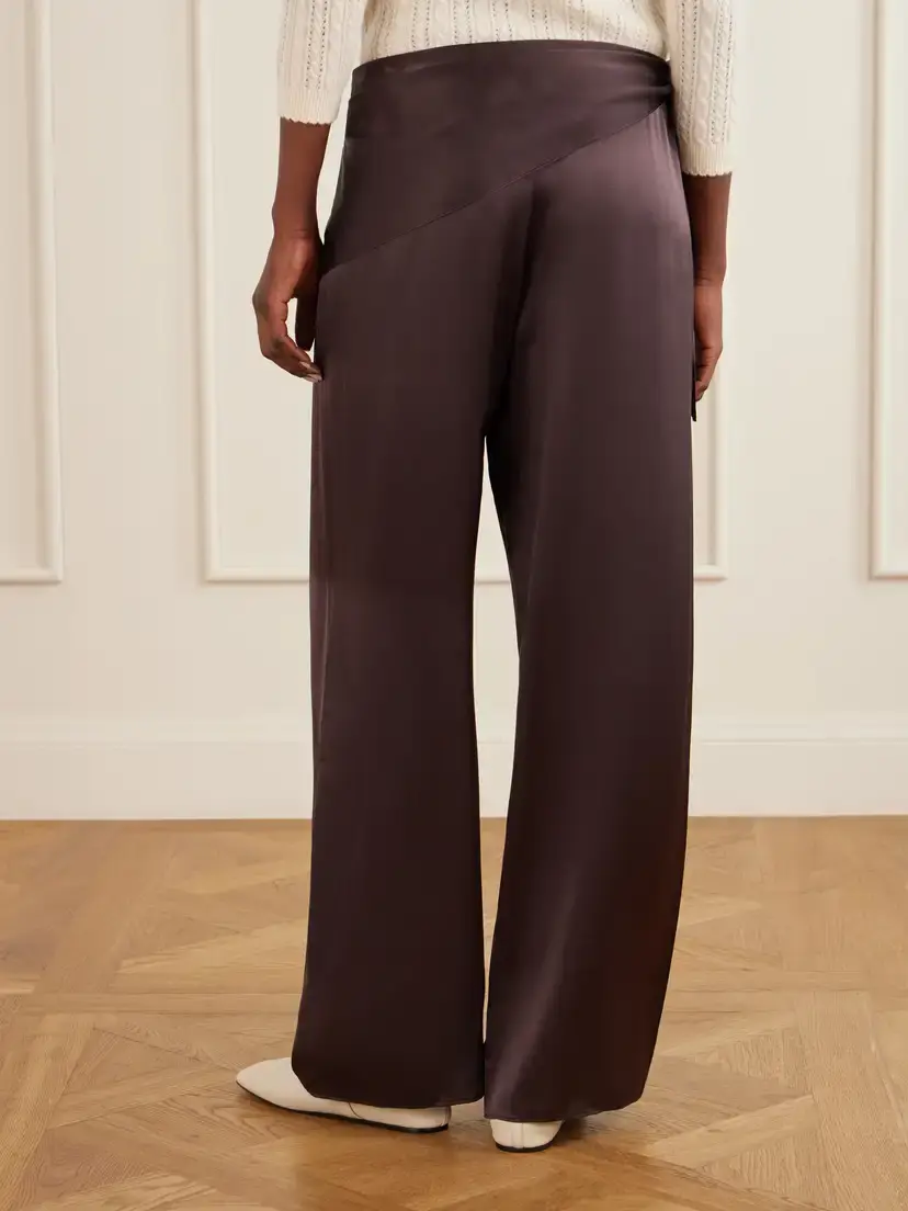 DÔEN Lavona Scarf-detailed Silk Pants | Thumbnail 3 DÔEN Lavona Scarf-detailed Silk Pants | Thumbnail 3