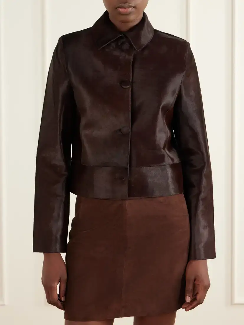 Nour Hammour Hadley Calf Hair Jacket | Thumbnail 3 Nour Hammour Hadley Calf Hair Jacket | Thumbnail 3