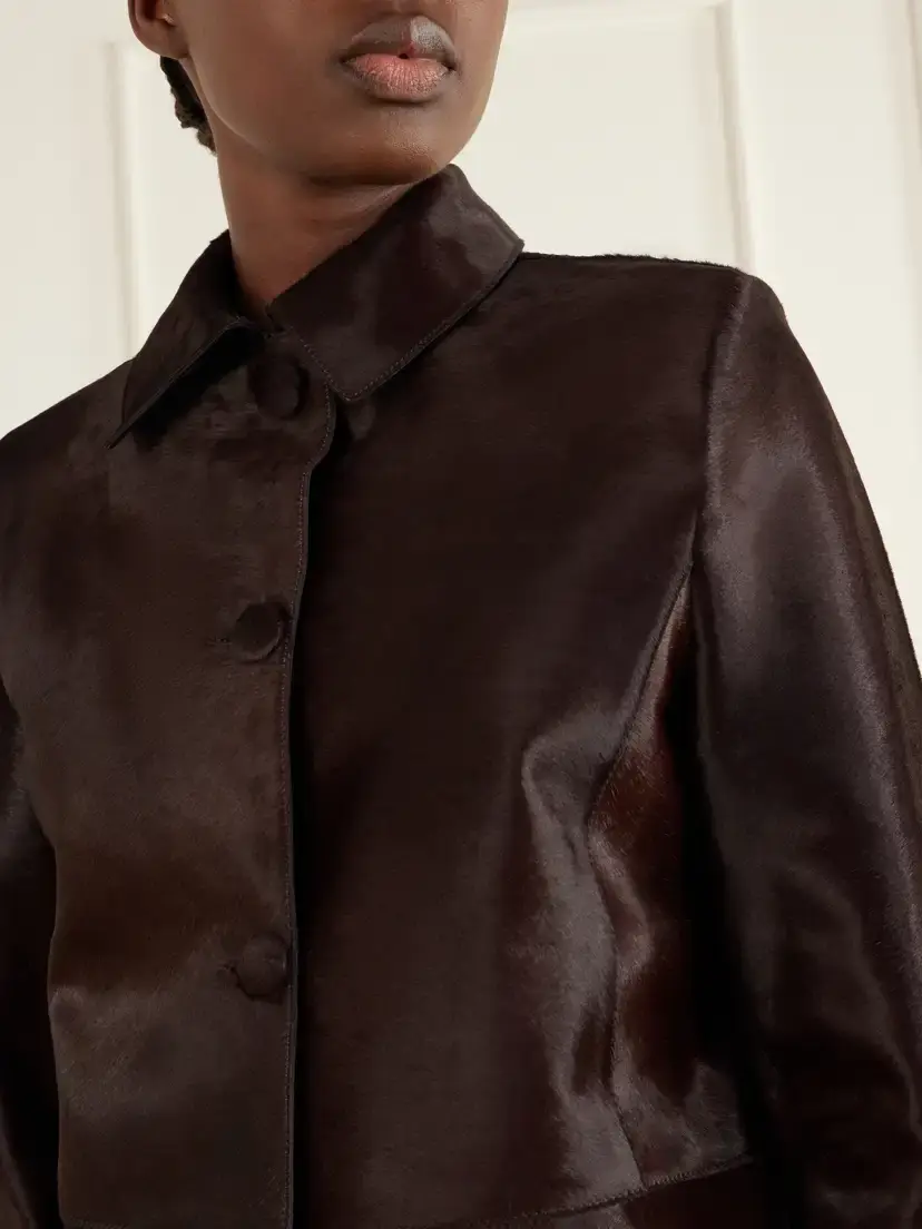 Nour Hammour Hadley Calf Hair Jacket | Thumbnail 5 Nour Hammour Hadley Calf Hair Jacket | Thumbnail 5