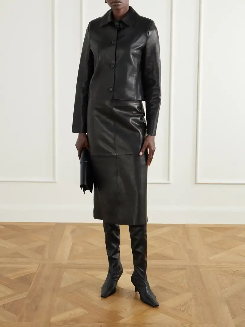 Nour Hammour Hadley Leather Jacket | Thumbnail 2 Nour Hammour Hadley Leather Jacket | Thumbnail 2