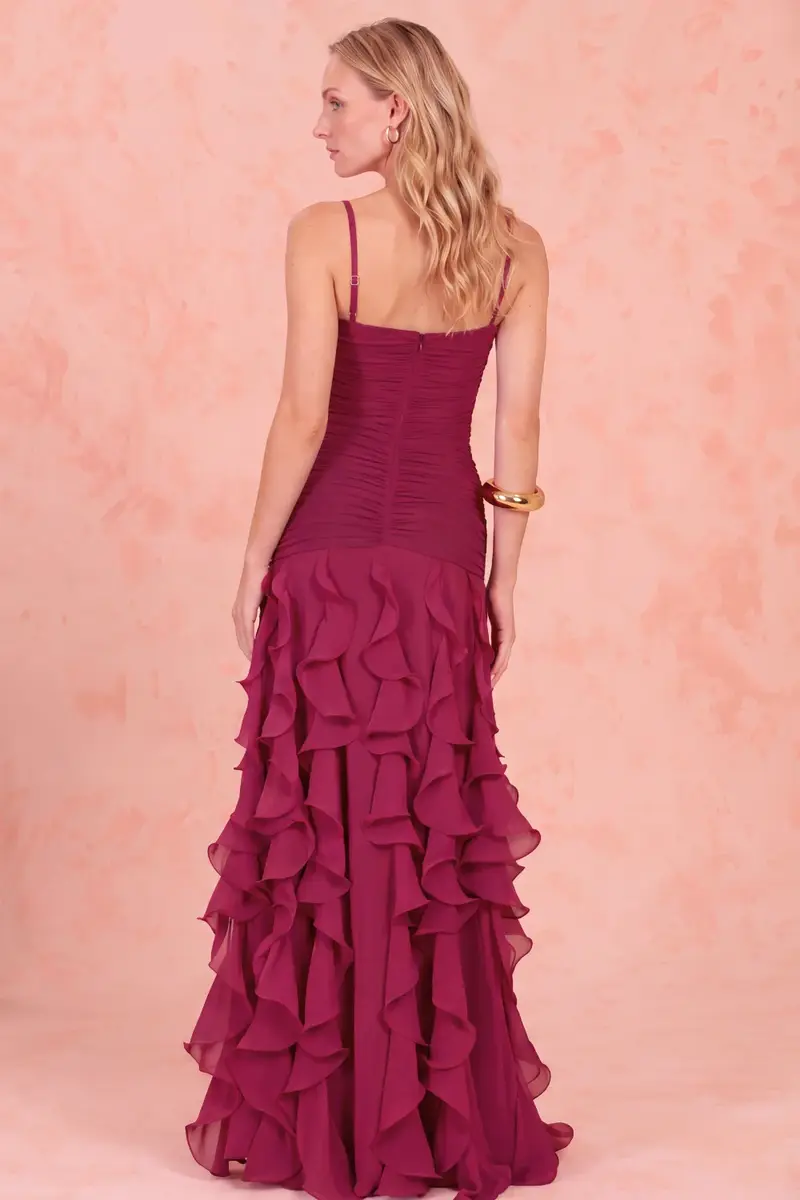 PatBo CHIFFON GLORIA MAXI DRESS | Thumbnail 2