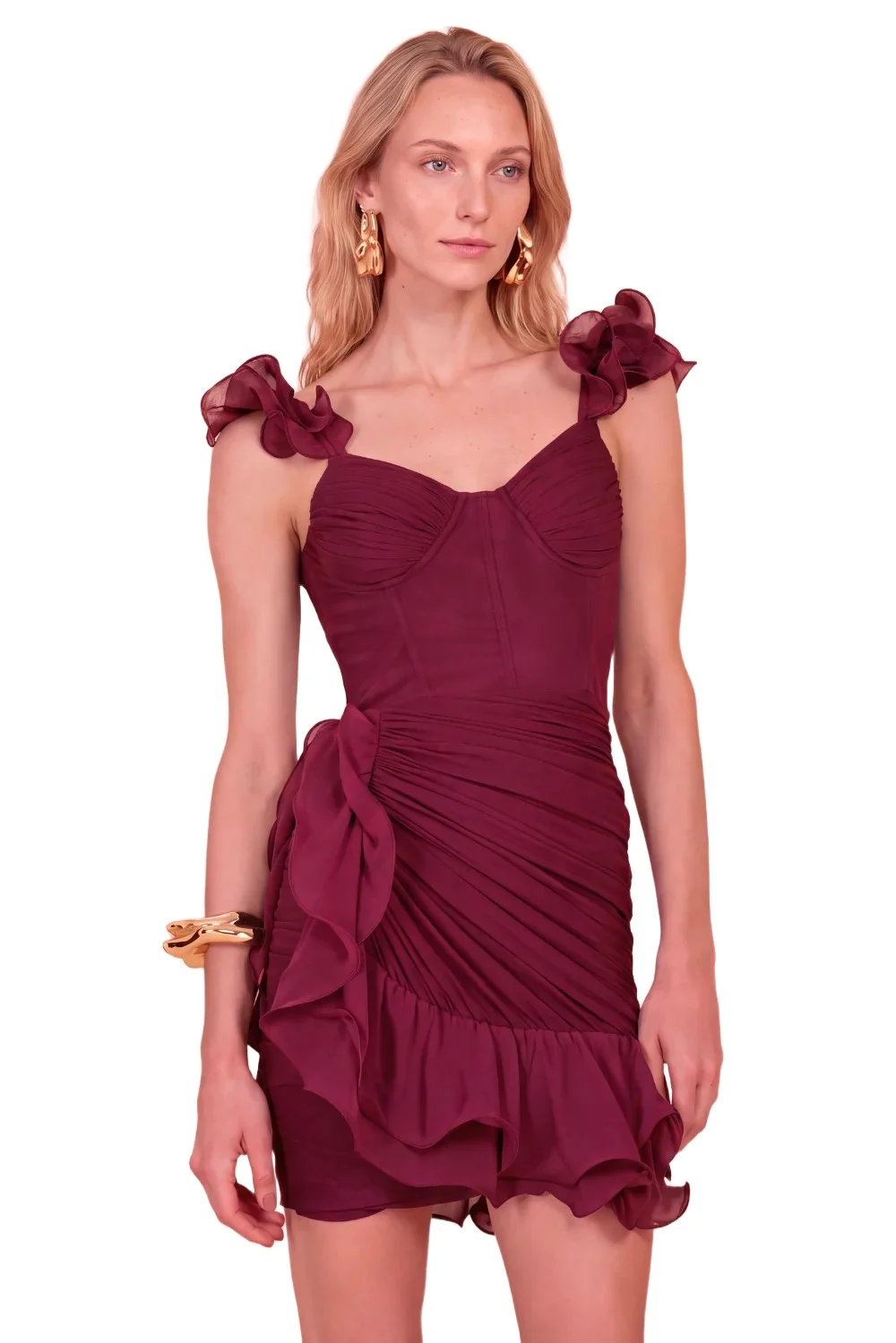 CHIFFON GLORIA MINI DRESS