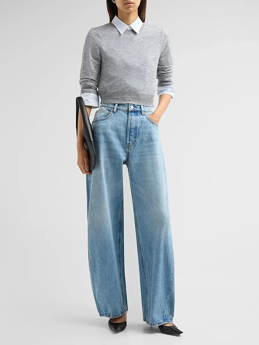 Alexander Wang Women's Crystal Hotfix Pocket Blowup Jeans | Thumbnail 2 Alexander Wang Women's Crystal Hotfix Pocket Blowup Jeans | Thumbnail 2