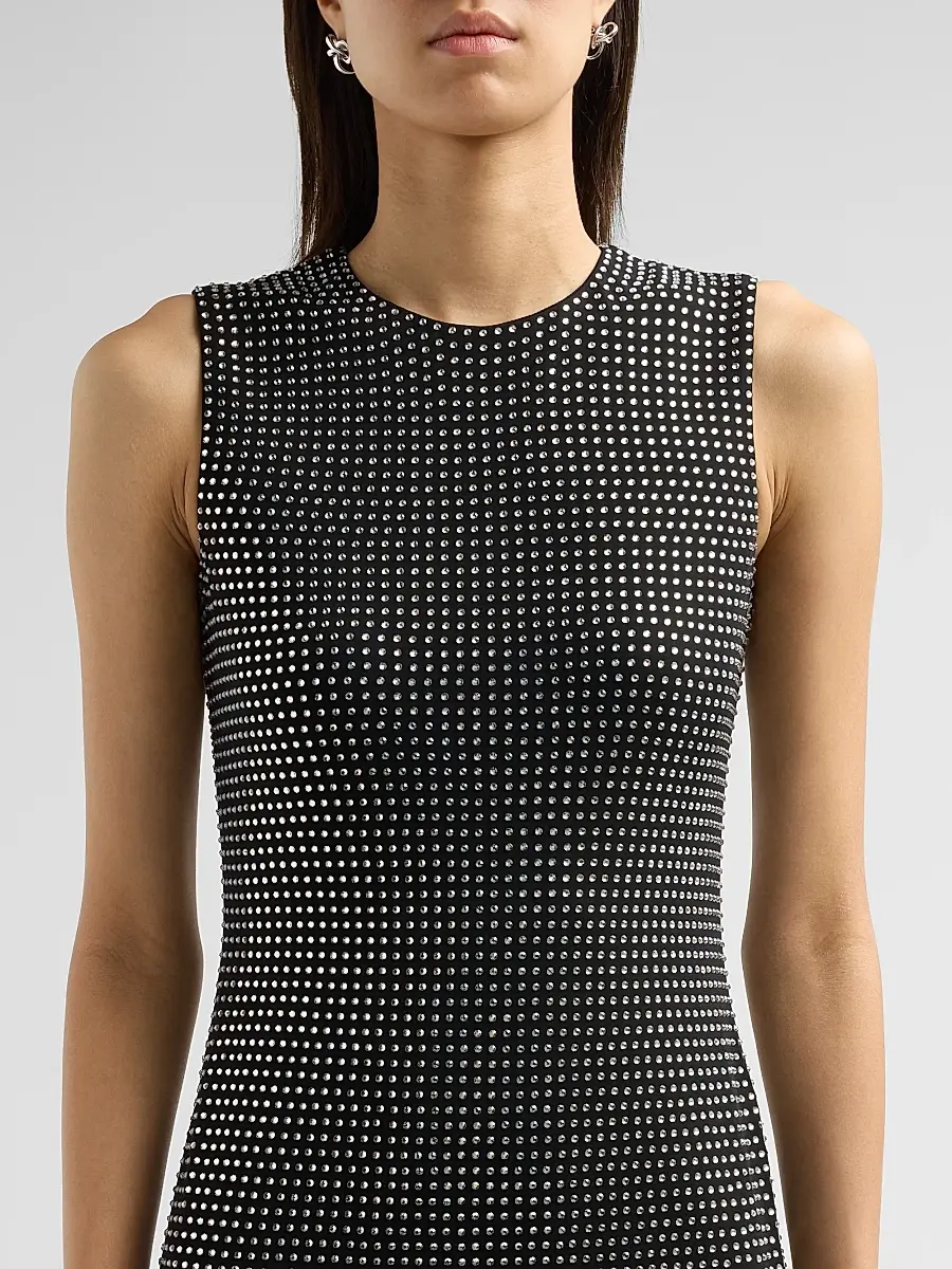 Alexander Wang Women's Hotfix Sleeveless Mini Dress | Thumbnail 5 Alexander Wang Women's Hotfix Sleeveless Mini Dress | Thumbnail 5
