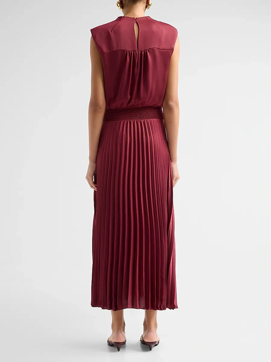 Ramy Brook Women's Farah Satin Midi Dress | Thumbnail 3 Ramy Brook Women's Farah Satin Midi Dress | Thumbnail 3
