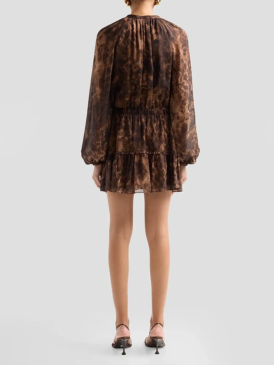Ramy Brook Women's Vivi Printed Silk-Blend A-Line Mini Dress | Thumbnail 3 Ramy Brook Women's Vivi Printed Silk-Blend A-Line Mini Dress | Thumbnail 3