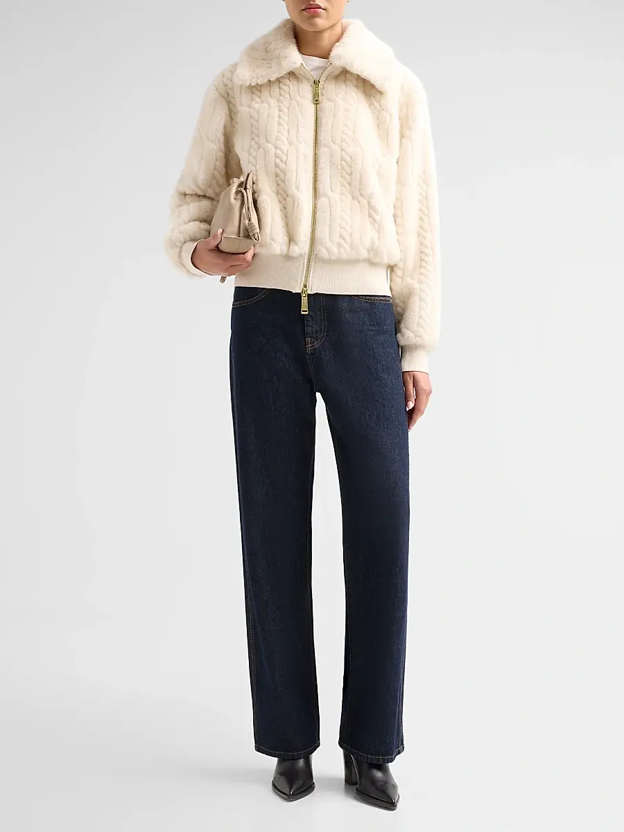Ramy Brook Women's Nola Faux-Fur Jacket | Thumbnail 2
