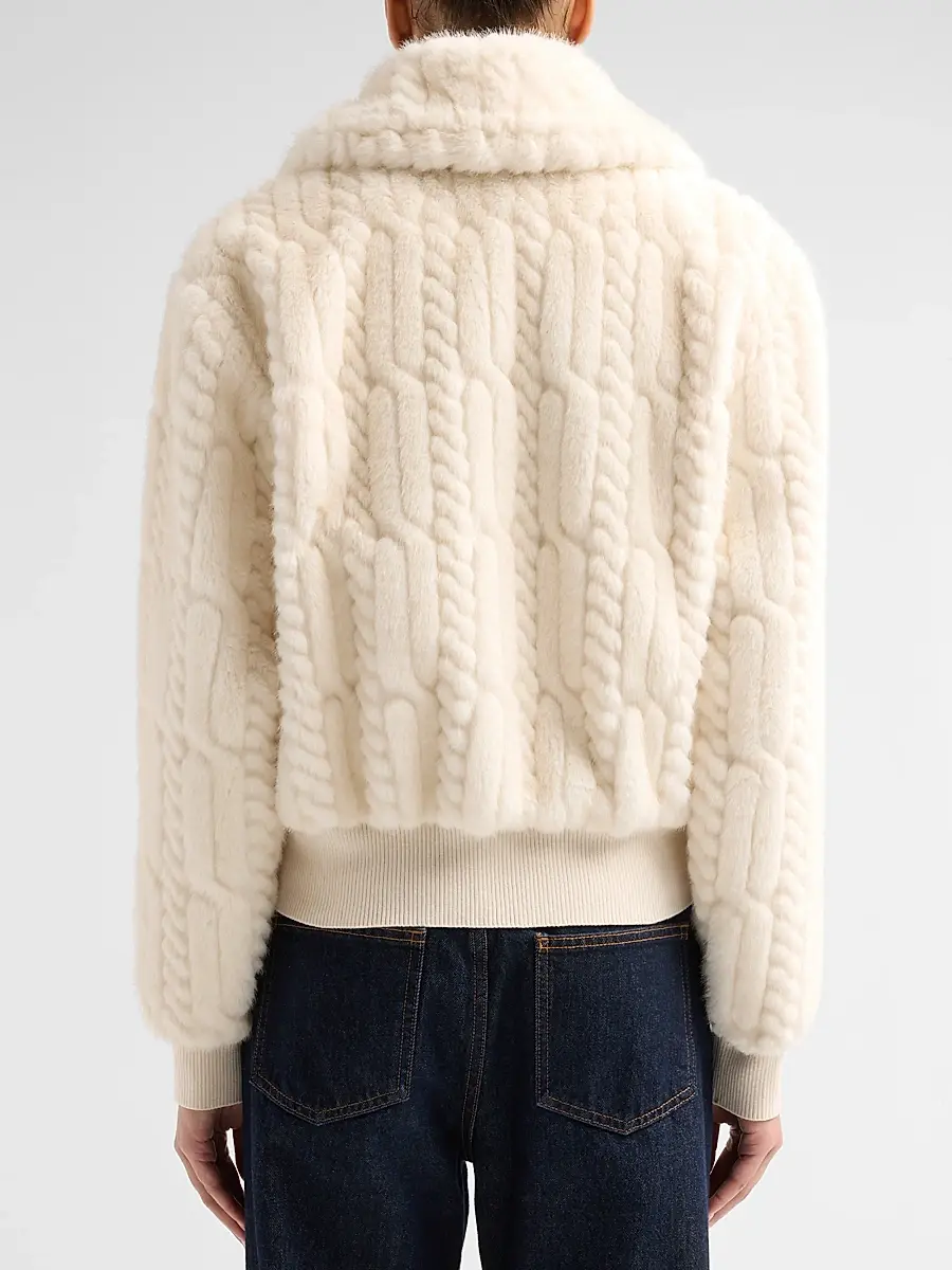Ramy Brook Women's Nola Faux-Fur Jacket | Thumbnail 3