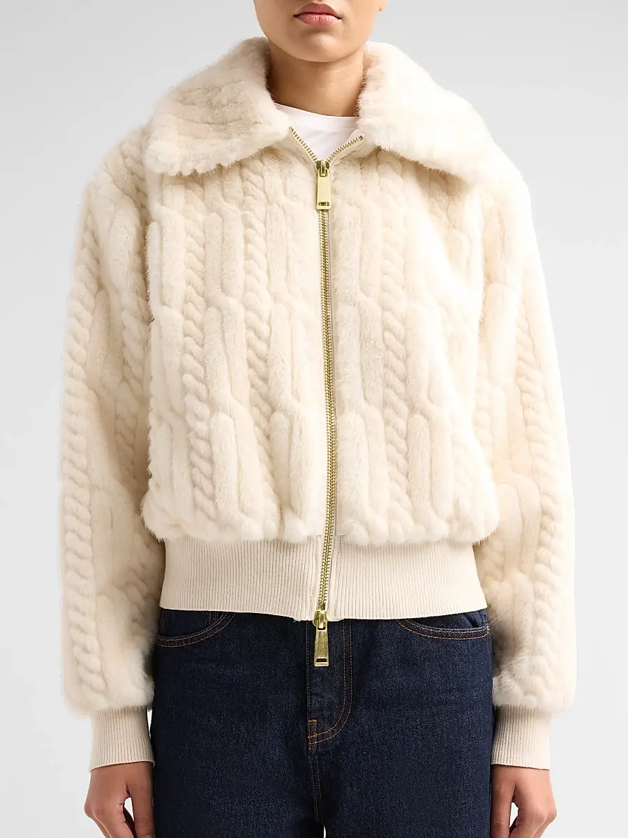 Ramy Brook Women's Nola Faux-Fur Jacket | Thumbnail 5