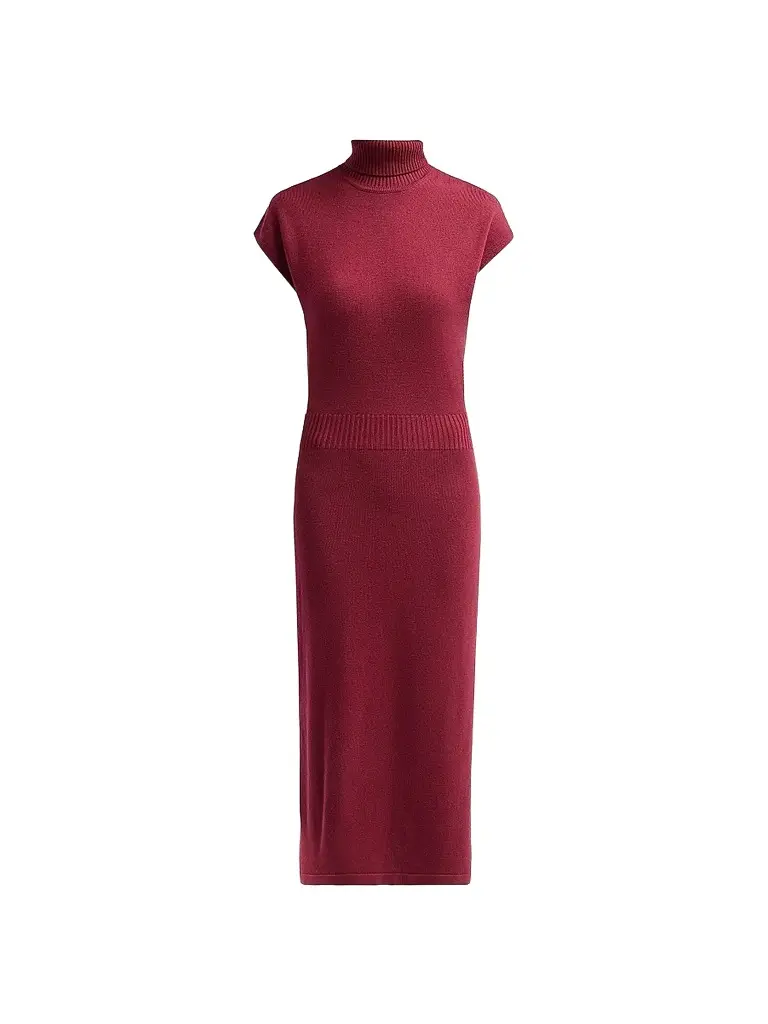 Ramy Brook Women's Natalie Wool Knit Turtleneck Midi-Dress