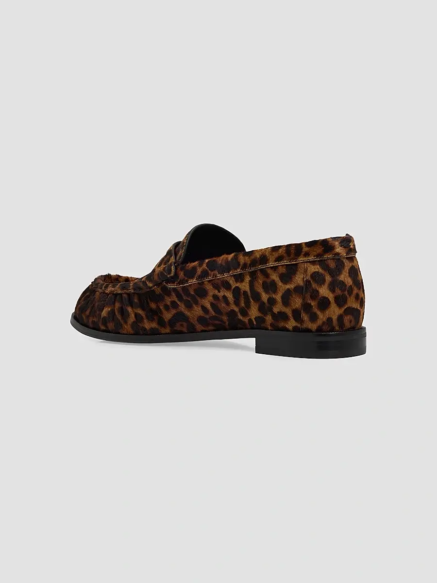 rag & bone Women's Lexi Leopard-Print Calf-Hair Loafers | Thumbnail 2 rag & bone Women's Lexi Leopard-Print Calf-Hair Loafers | Thumbnail 2