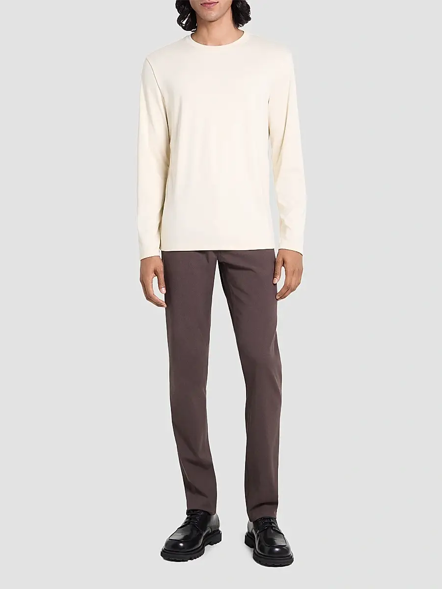 Theory Men's Essential Long-Sleeved Crewneck T-Shirt | Thumbnail 2