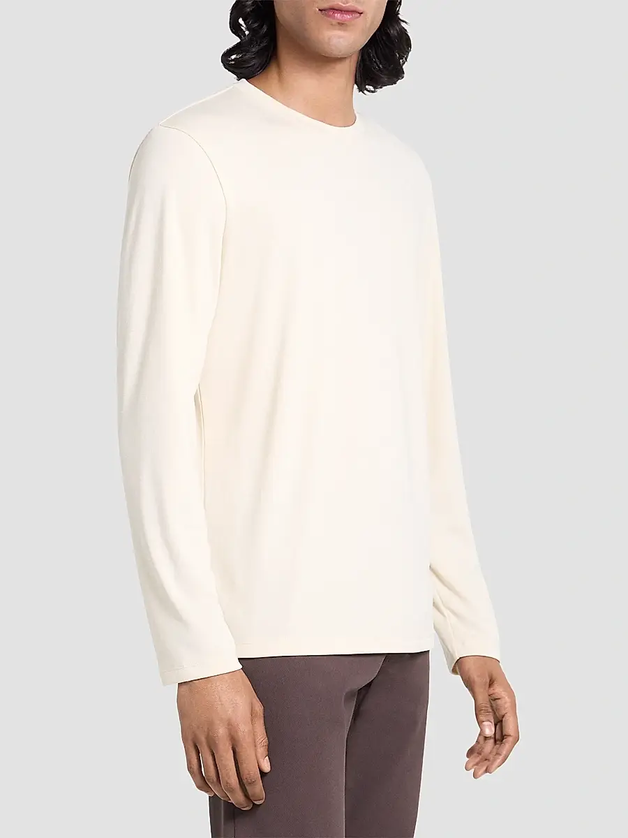 Theory Men's Essential Long-Sleeved Crewneck T-Shirt | Thumbnail 5