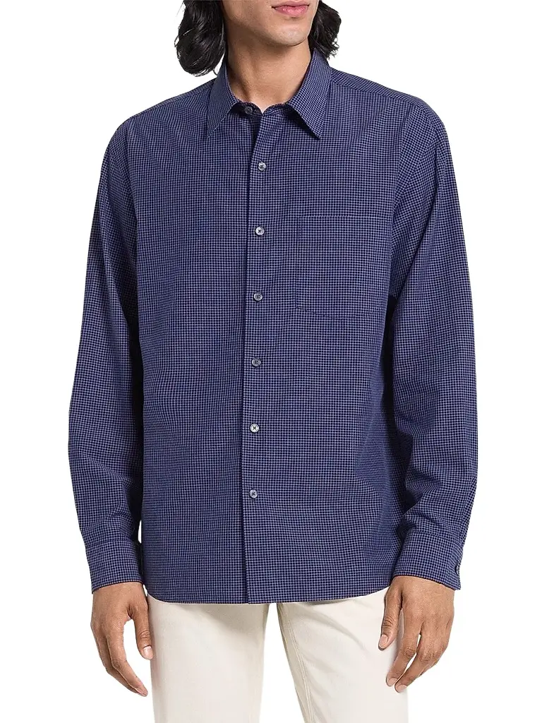 Theory Men's Weekend Cotton-Blend Shirt