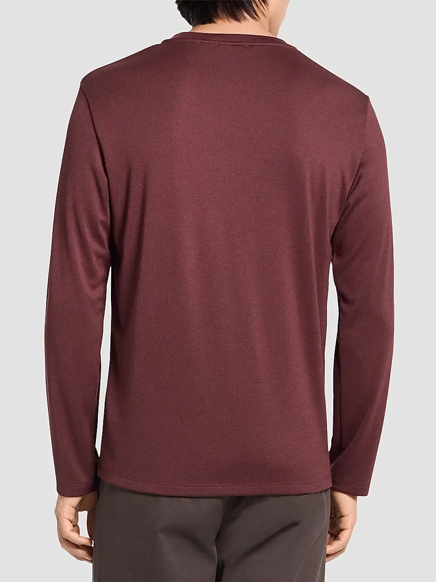 Theory Men's Essential Long-Sleeved Crewneck T-Shirt | Thumbnail 3
