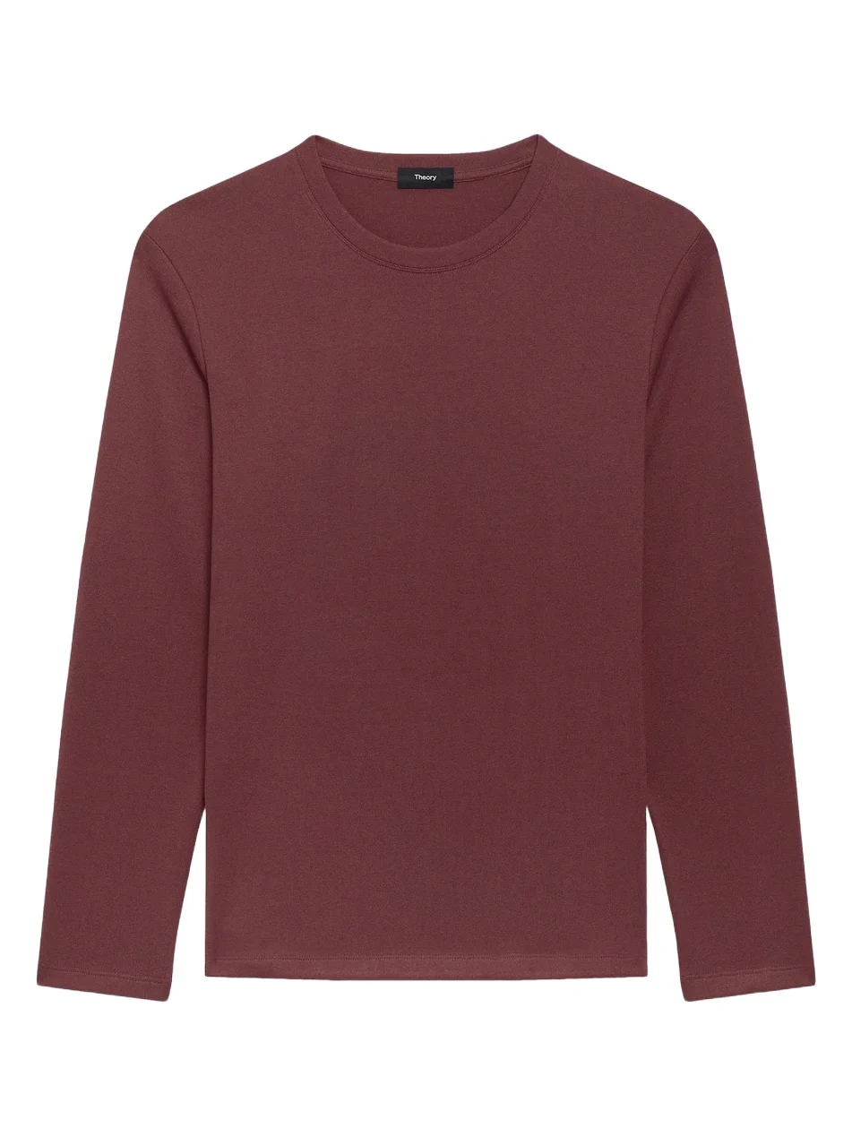 Men's Essential Long-Sleeved Crewneck T-Shirt
