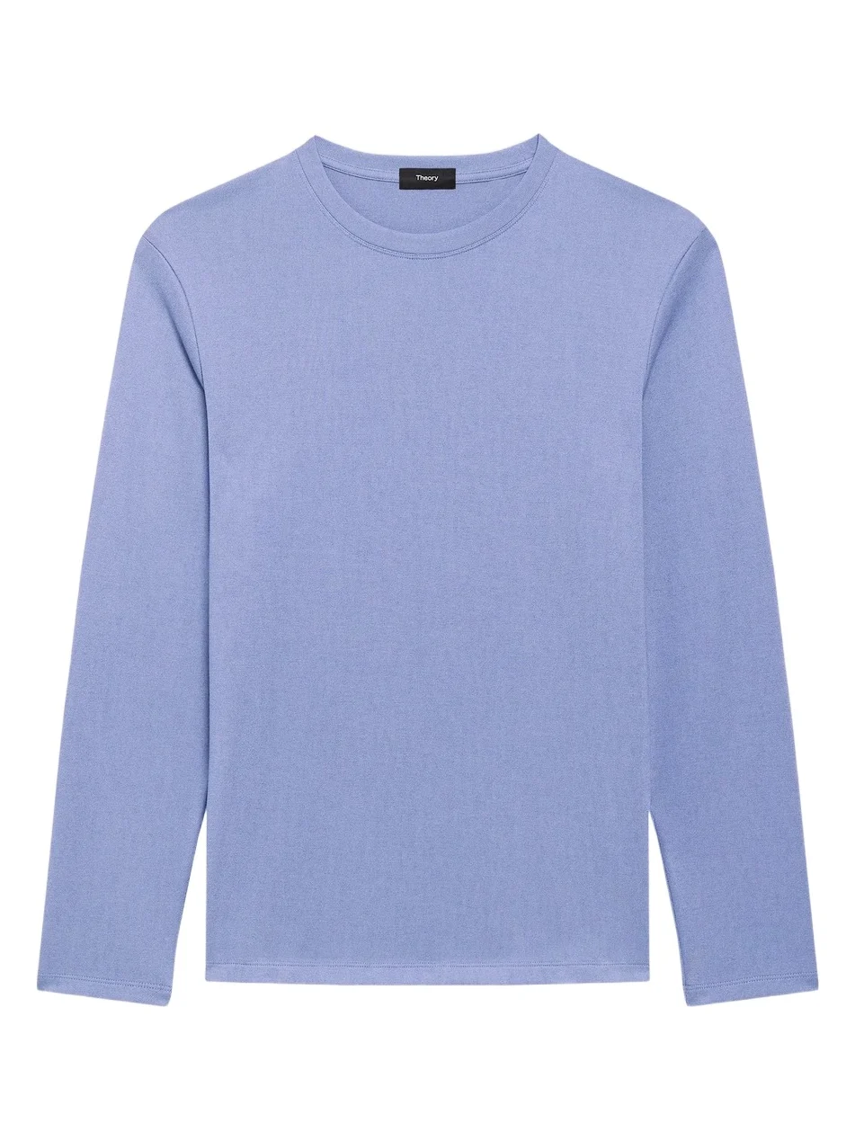 Theory Men's Essential Long-Sleeved Crewneck T-Shirt