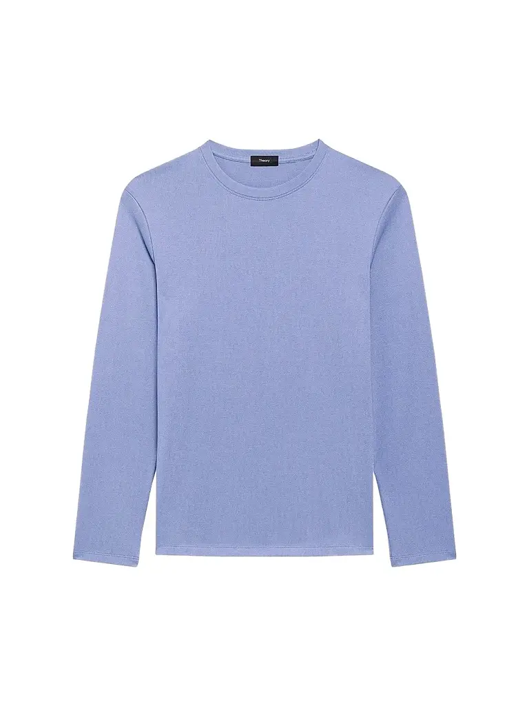 Theory Men's Essential Long-Sleeved Crewneck T-Shirt