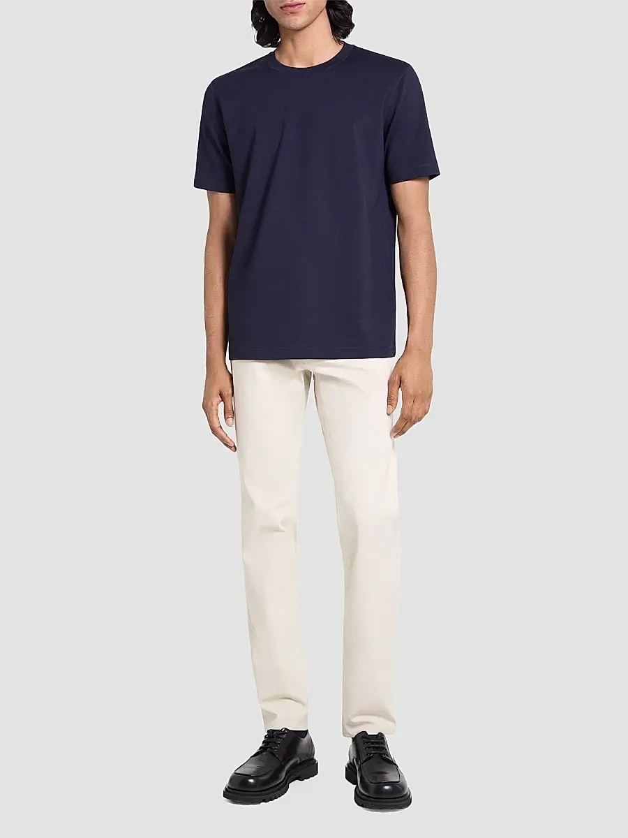 Theory Men's Ryder Jersey Crewneck T-Shirt | Thumbnail 2