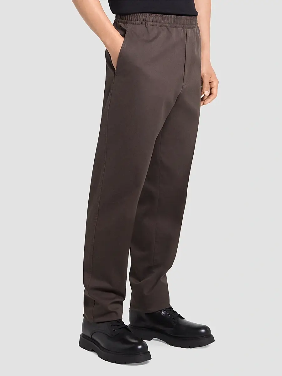 Theory Men's Chino-Style Stretch-Cotton Relaxed Pants | Thumbnail 6