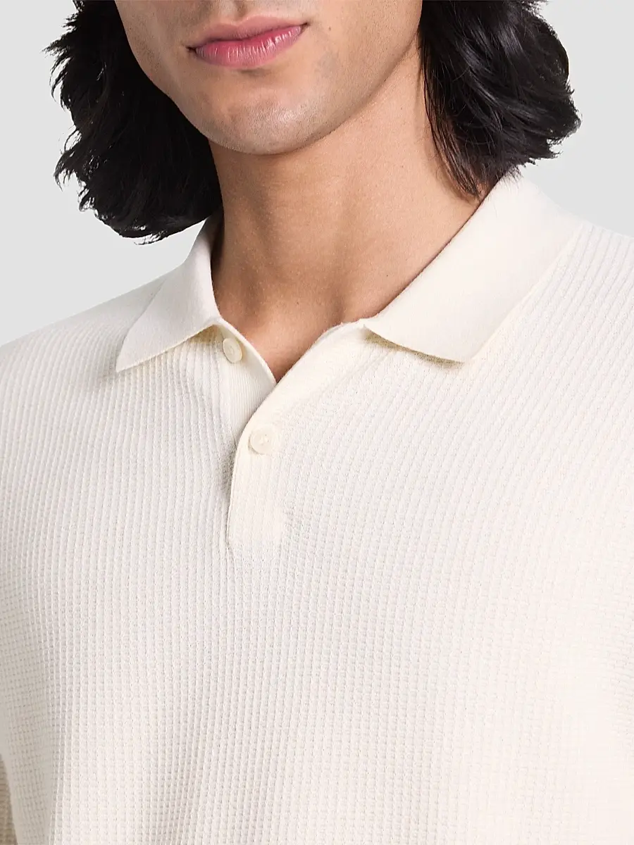 Theory Men's Soris Stretch Knit Polo Shirt | Thumbnail 5 Theory Men's Soris Stretch Knit Polo Shirt | Thumbnail 5