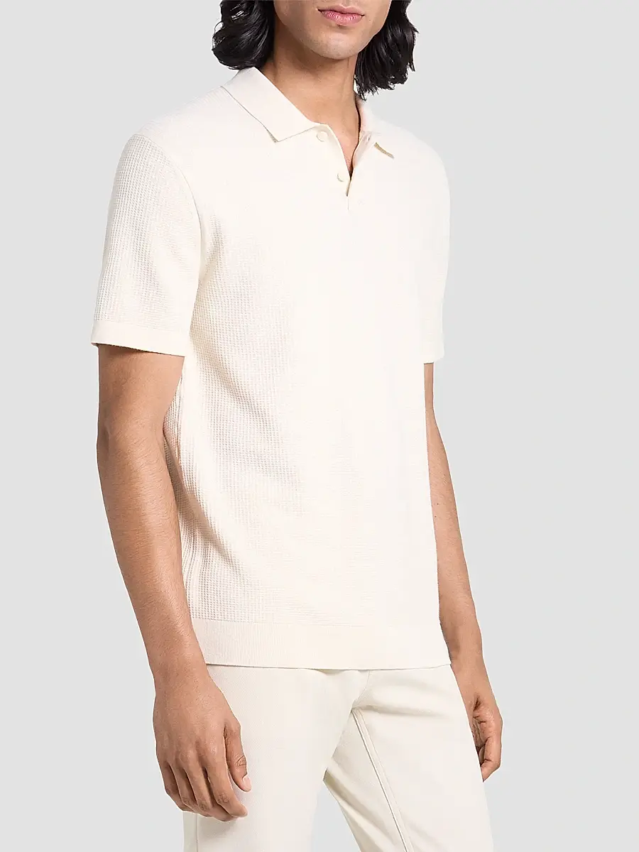 Theory Men's Soris Stretch Knit Polo Shirt | Thumbnail 6 Theory Men's Soris Stretch Knit Polo Shirt | Thumbnail 6