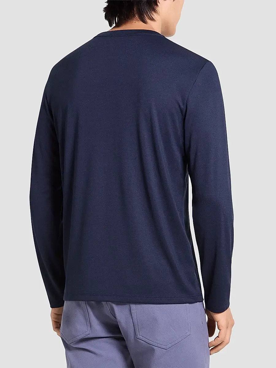 Theory Men's Essential Long-Sleeved Crewneck T-Shirt | Thumbnail 3