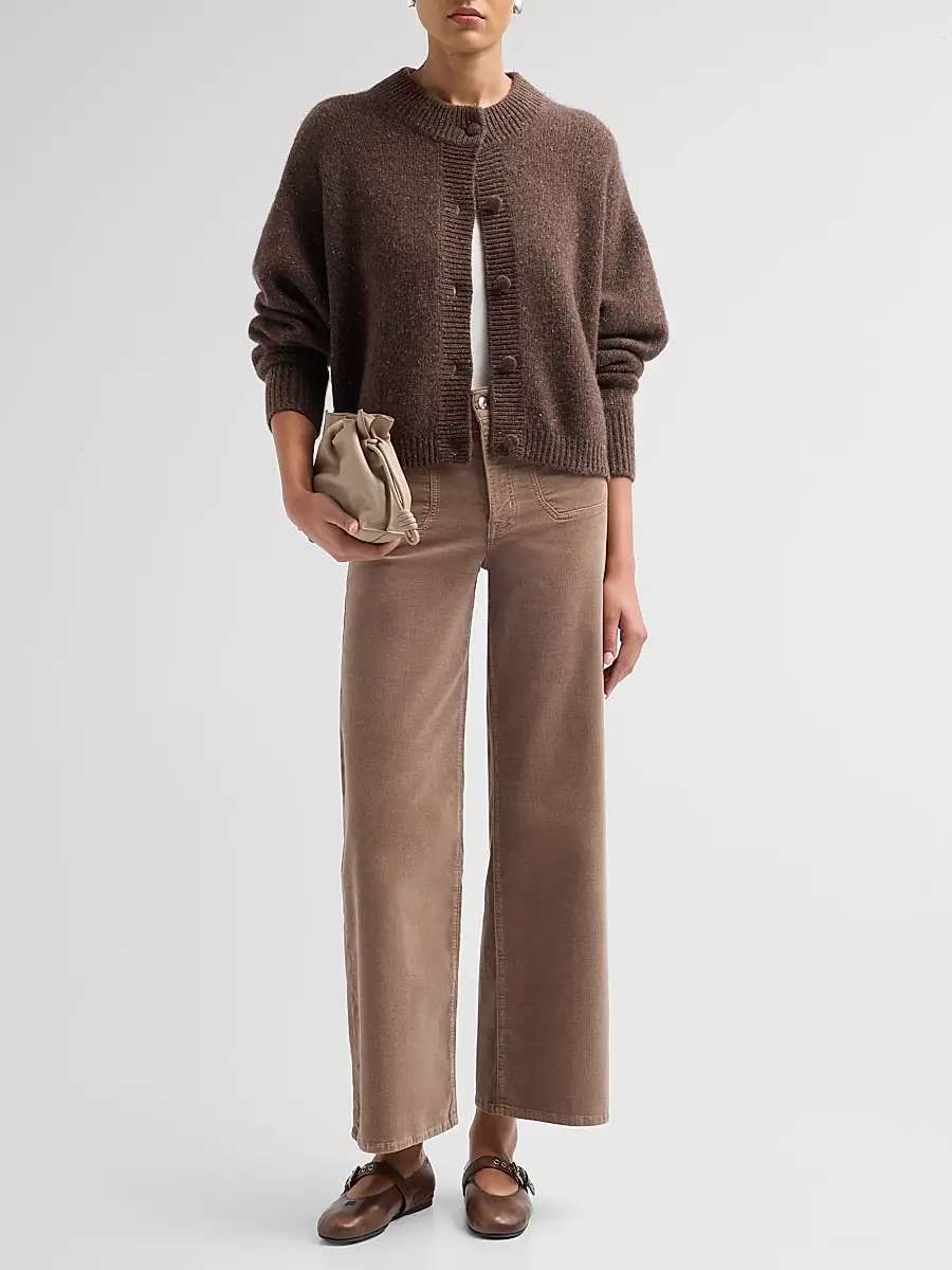 Frame Women's Flecked Wool-Cashmere Cardigan | Thumbnail 2 Frame Women's Flecked Wool-Cashmere Cardigan | Thumbnail 2