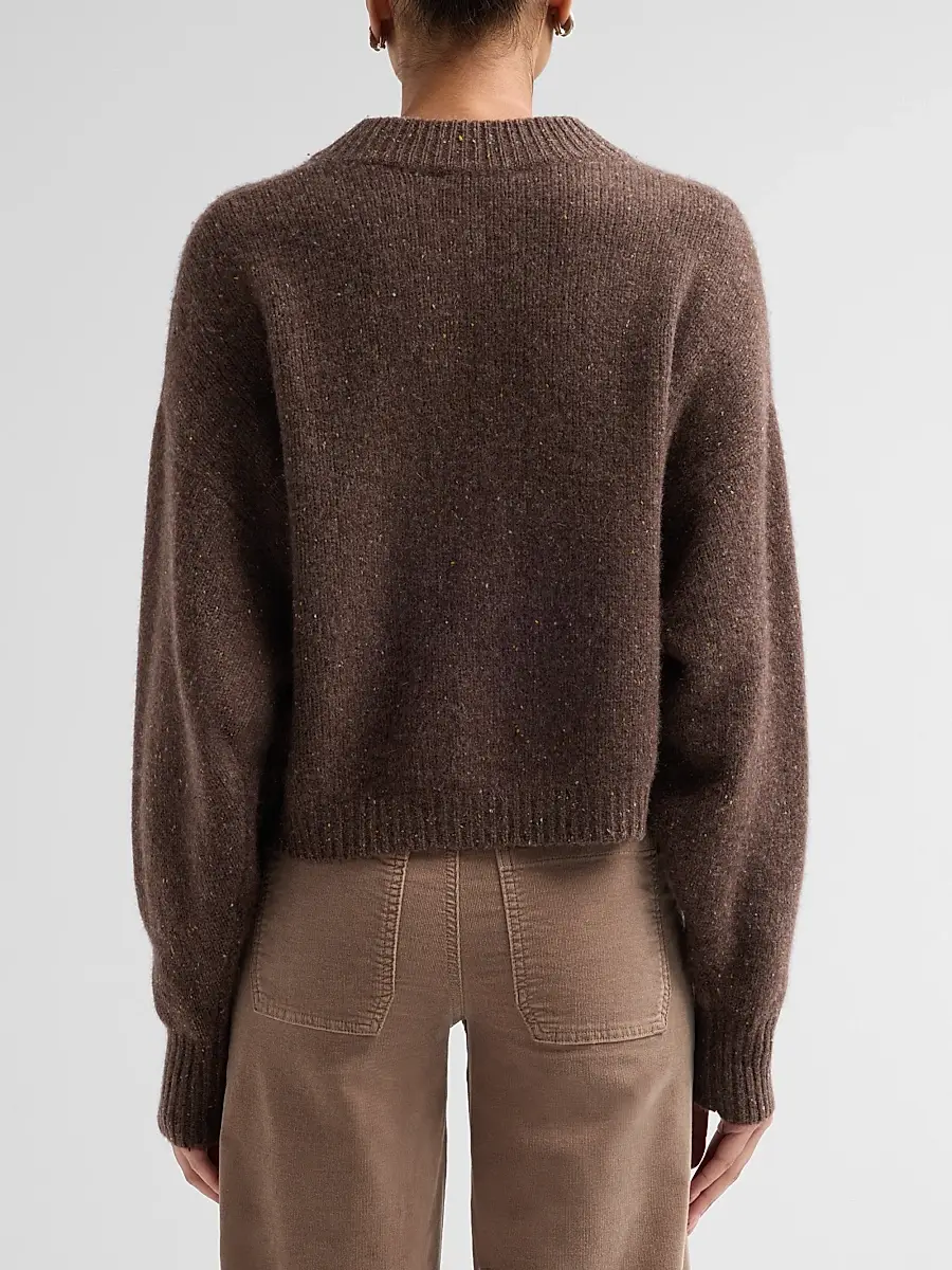 Frame Women's Flecked Wool-Cashmere Cardigan | Thumbnail 3 Frame Women's Flecked Wool-Cashmere Cardigan | Thumbnail 3