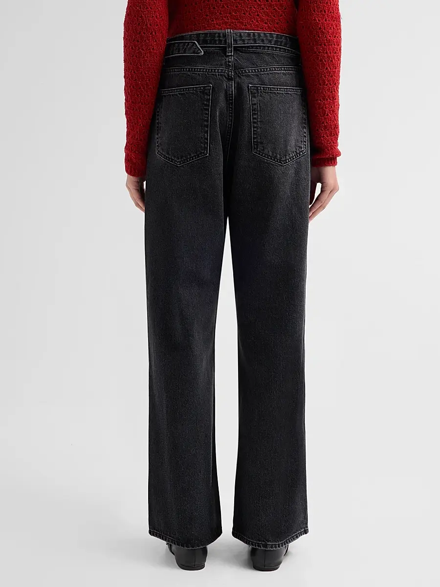 Frame Women's Belted Straight-Leg Jeans | Thumbnail 3