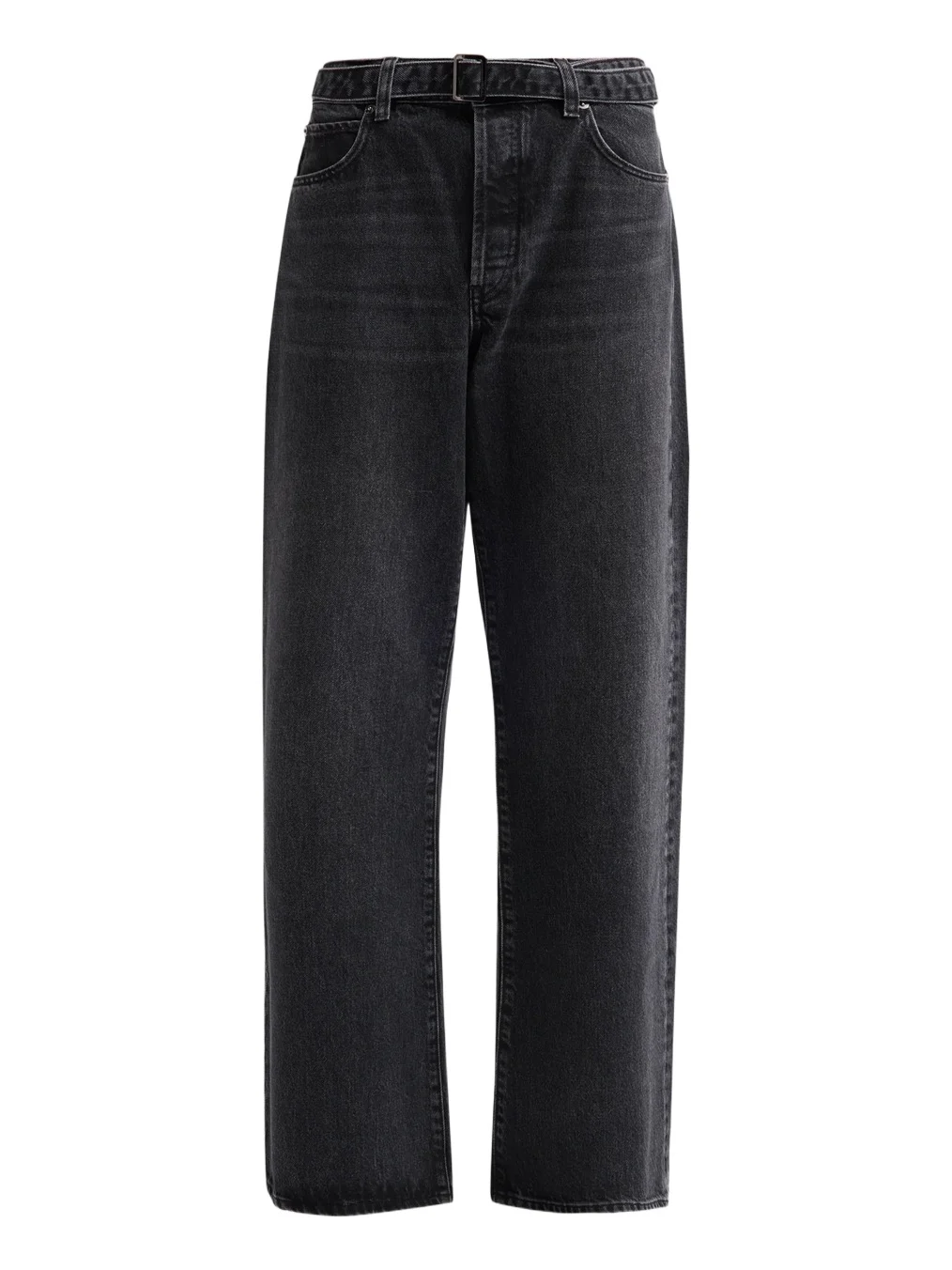 Frame Women's Belted Straight-Leg Jeans