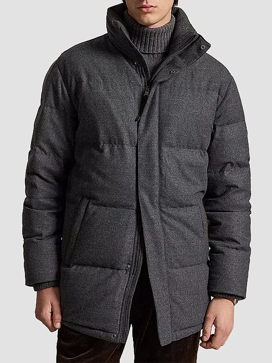 Polo Ralph Lauren Men's The Decker Wool-Blend Down Coat | Thumbnail 2