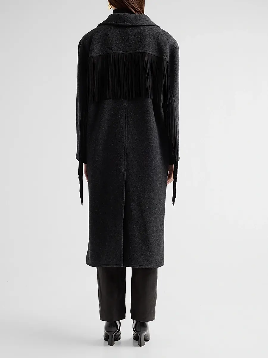 Frame Women's The Rodea Wool-Blend Coat | Thumbnail 3 Frame Women's The Rodea Wool-Blend Coat | Thumbnail 3