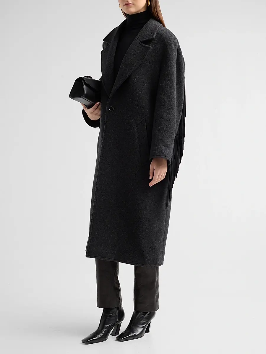 Frame Women's The Rodea Wool-Blend Coat | Thumbnail 4 Frame Women's The Rodea Wool-Blend Coat | Thumbnail 4
