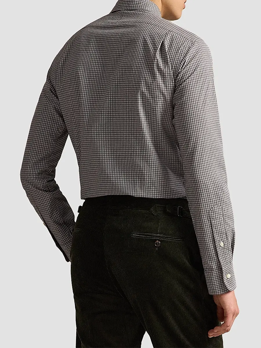 Polo Ralph Lauren Men's Classic-Fit Checked Poplin Shirt | Thumbnail 3 Polo Ralph Lauren Men's Classic-Fit Checked Poplin Shirt | Thumbnail 3