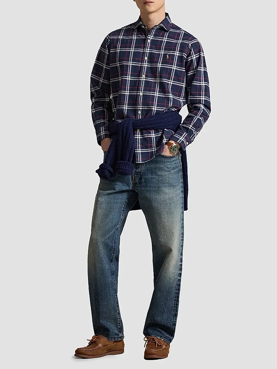 Polo Ralph Lauren Men's Classic-Fit Plaid Oxford Shirt | Thumbnail 2 Polo Ralph Lauren Men's Classic-Fit Plaid Oxford Shirt | Thumbnail 2