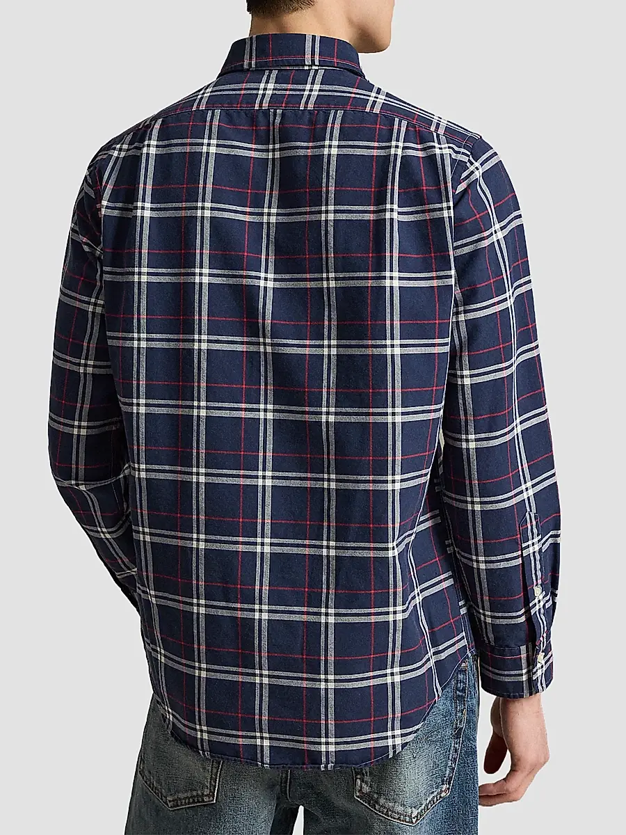 Polo Ralph Lauren Men's Classic-Fit Plaid Oxford Shirt | Thumbnail 3 Polo Ralph Lauren Men's Classic-Fit Plaid Oxford Shirt | Thumbnail 3