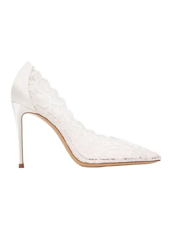 Black Suede Studio Women's Zea 100MM Pumps