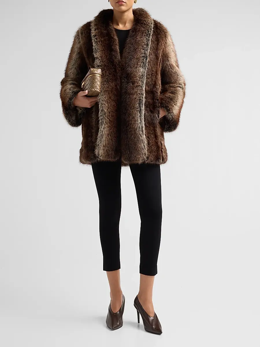 Et Ochs Women's Cooper Pelted Faux-Fur Coat | Thumbnail 2 Et Ochs Women's Cooper Pelted Faux-Fur Coat | Thumbnail 2