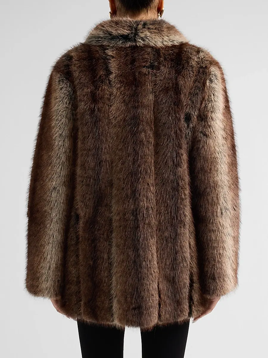 Et Ochs Women's Cooper Pelted Faux-Fur Coat | Thumbnail 3 Et Ochs Women's Cooper Pelted Faux-Fur Coat | Thumbnail 3