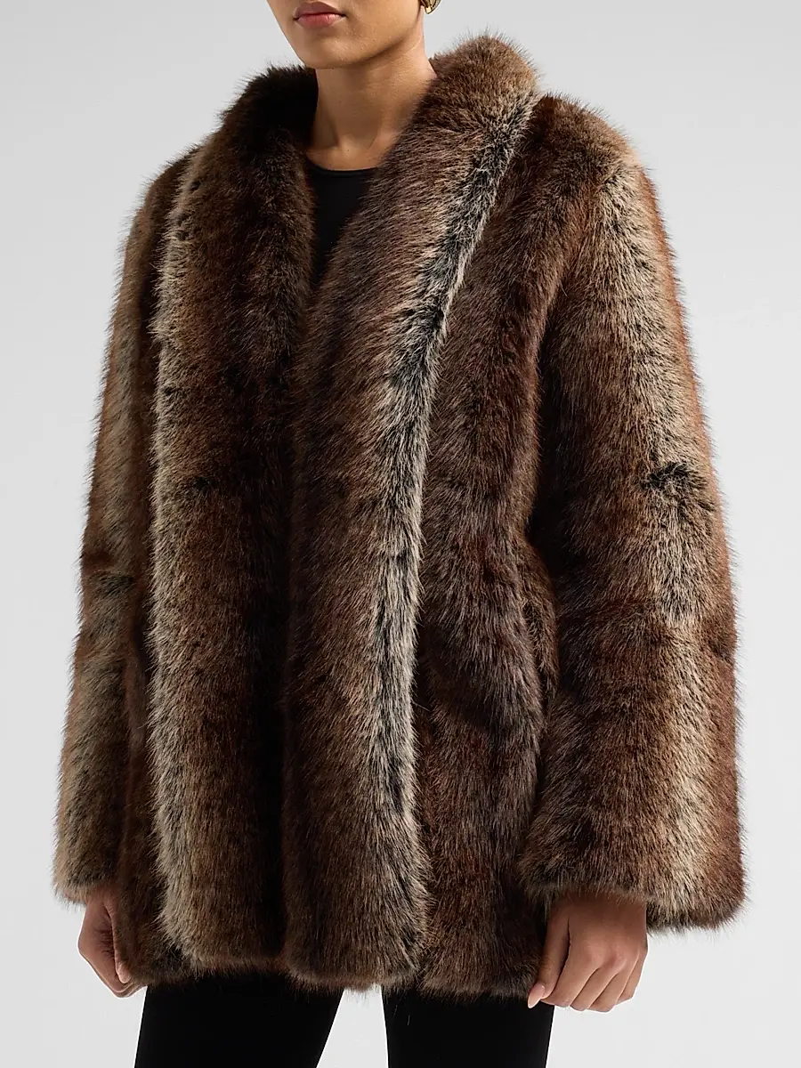 Et Ochs Women's Cooper Pelted Faux-Fur Coat | Thumbnail 4 Et Ochs Women's Cooper Pelted Faux-Fur Coat | Thumbnail 4