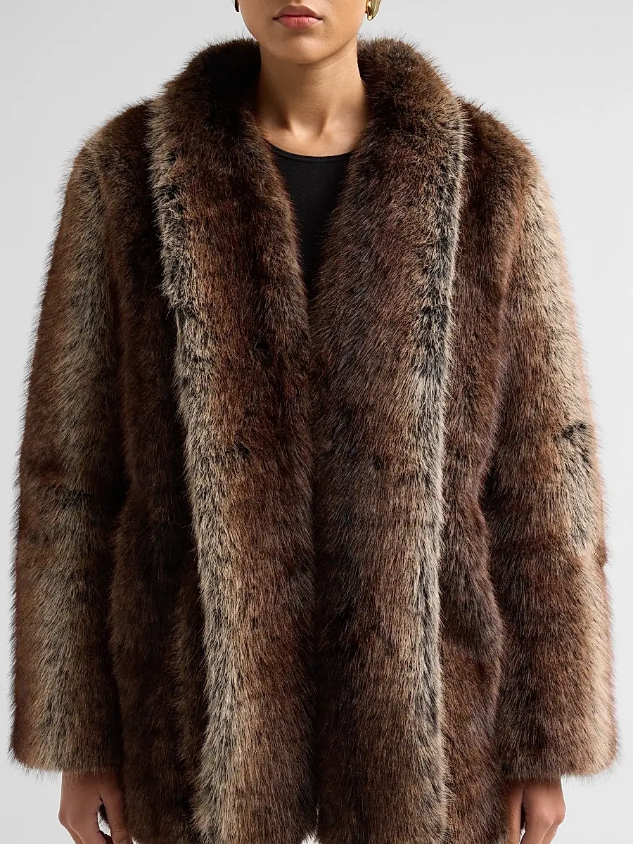 Et Ochs Women's Cooper Pelted Faux-Fur Coat | Thumbnail 5 Et Ochs Women's Cooper Pelted Faux-Fur Coat | Thumbnail 5