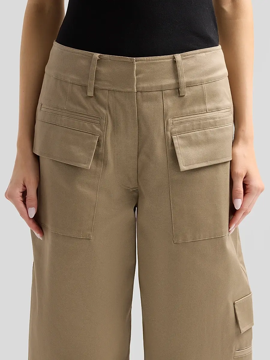 Proenza Schouler White Label Women's Talla Cotton Twill Pants | Thumbnail 5