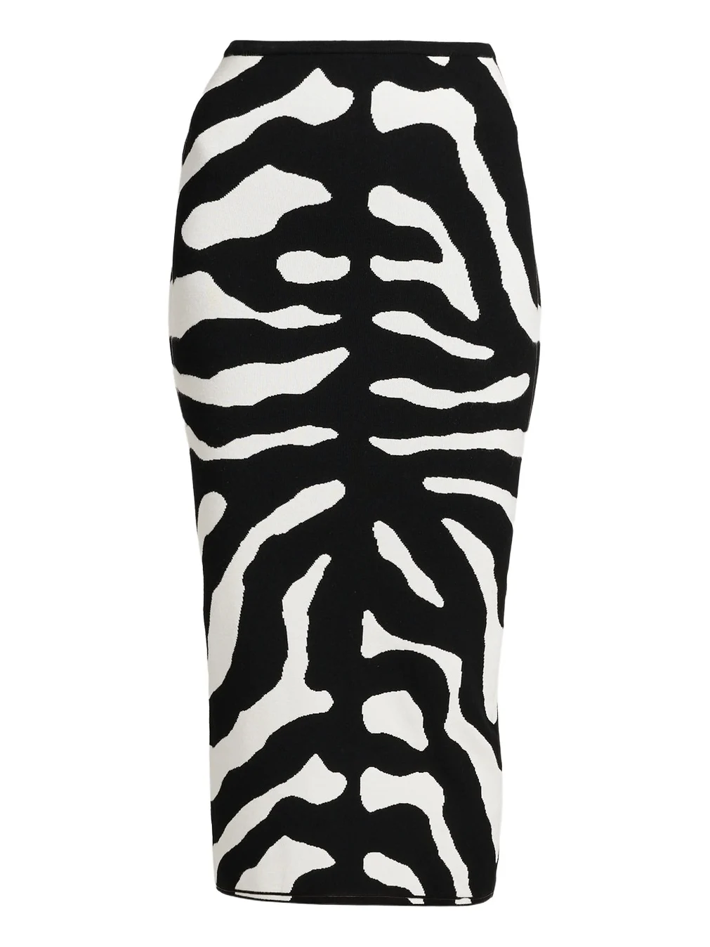 Women's Zebra Jacquard Knit Midi Skirt Women's Zebra Jacquard Knit Midi Skirt