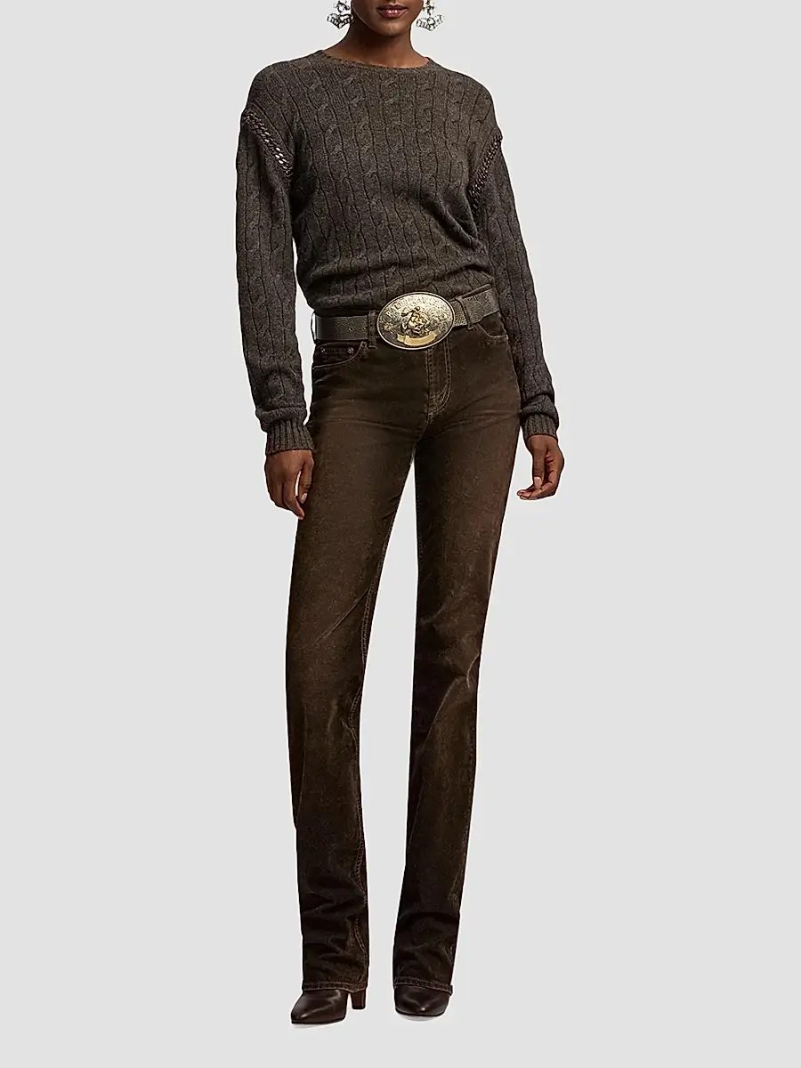 Ralph Lauren Collection Women's Walton Slim Bootcut Jeans | Thumbnail 2 Ralph Lauren Collection Women's Walton Slim Bootcut Jeans | Thumbnail 2