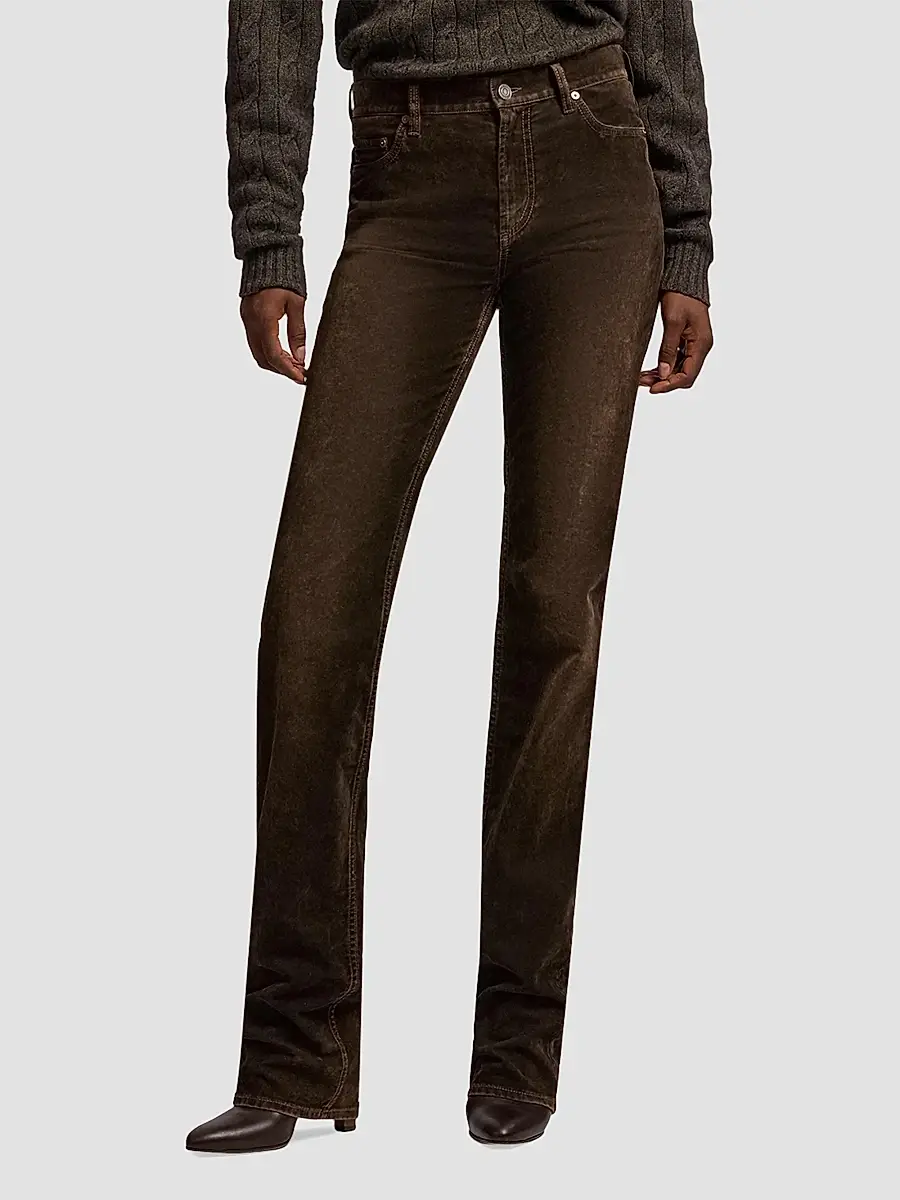 Ralph Lauren Collection Women's Walton Slim Bootcut Jeans | Thumbnail 4 Ralph Lauren Collection Women's Walton Slim Bootcut Jeans | Thumbnail 4