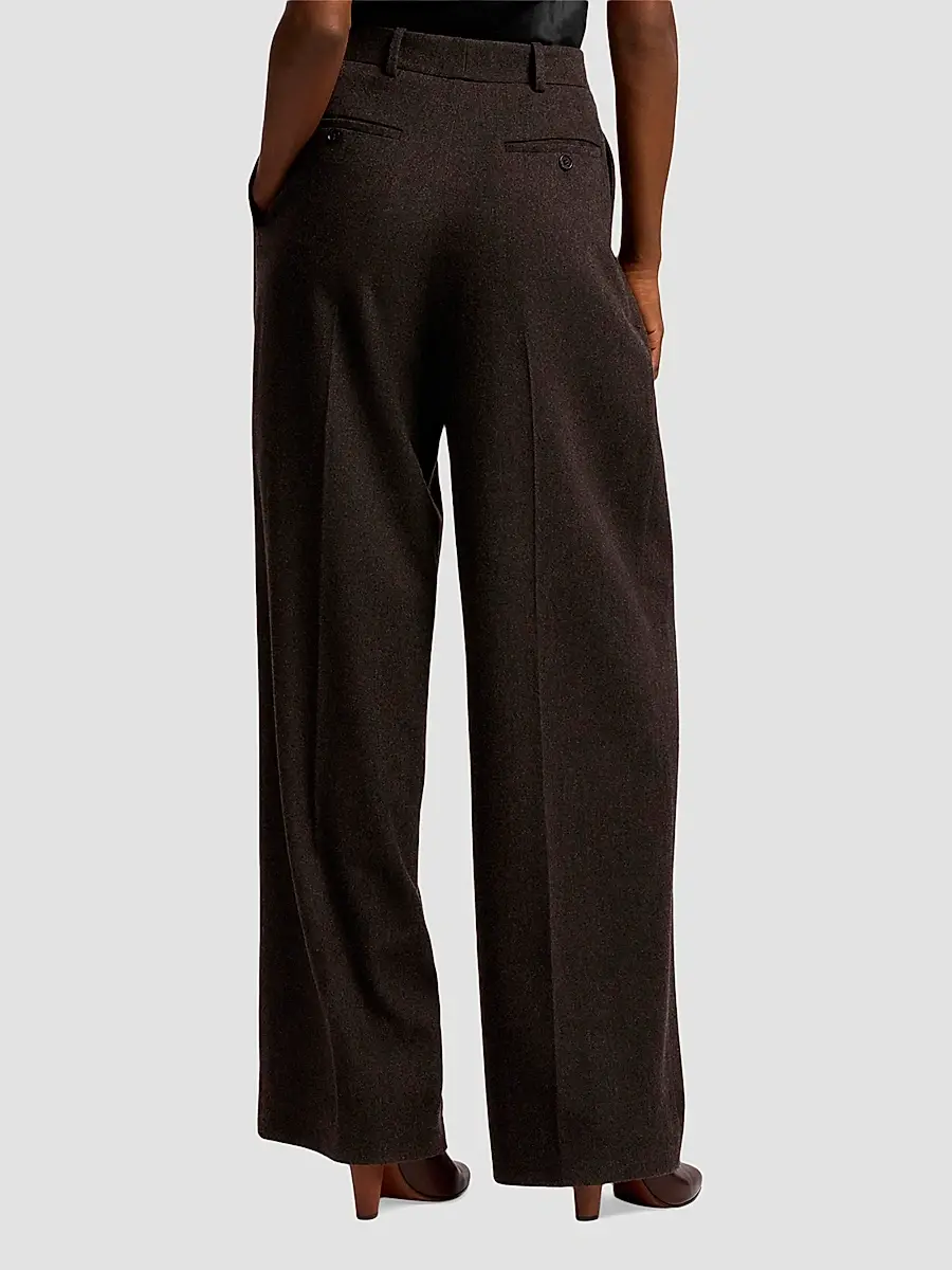 Ralph Lauren Collection Women's Clarice Wool Herringbone Pants | Thumbnail 3 Ralph Lauren Collection Women's Clarice Wool Herringbone Pants | Thumbnail 3