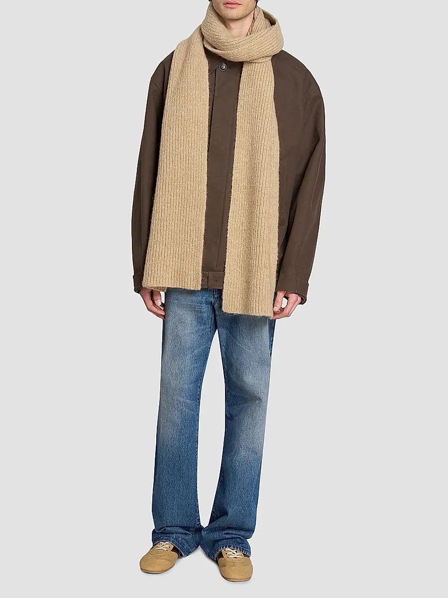 Dries Van Noten Men's Moyson Alpaca Wool-Blend Scarf | Thumbnail 3 Dries Van Noten Men's Moyson Alpaca Wool-Blend Scarf | Thumbnail 3