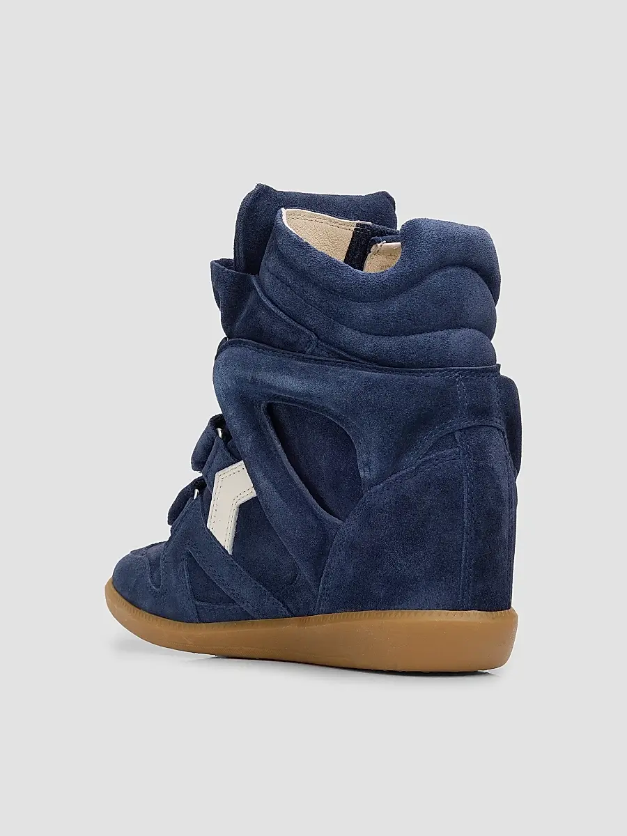 Isabel Marant Women's Bekett Ring 50MM Suede Wedge Sneakers | Thumbnail 2 Isabel Marant Women's Bekett Ring 50MM Suede Wedge Sneakers | Thumbnail 2
