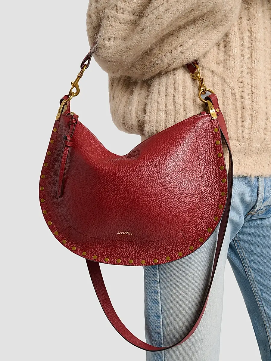 Isabel Marant Women's Oskan Studded Leather Shoulder Bag | Thumbnail 2 Isabel Marant Women's Oskan Studded Leather Shoulder Bag | Thumbnail 2
